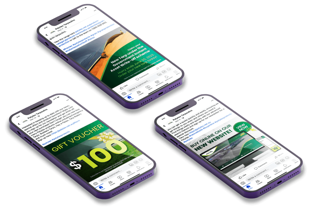 Polytex eDMs social media marketing