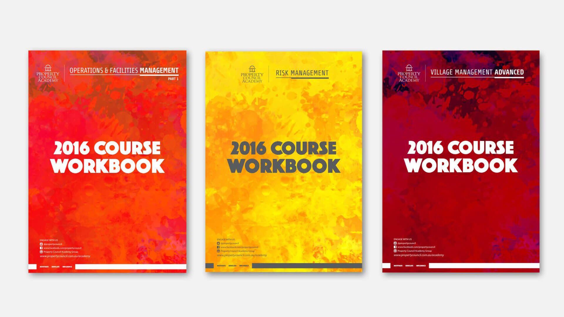 Property Council academy collateral design by think creative agency