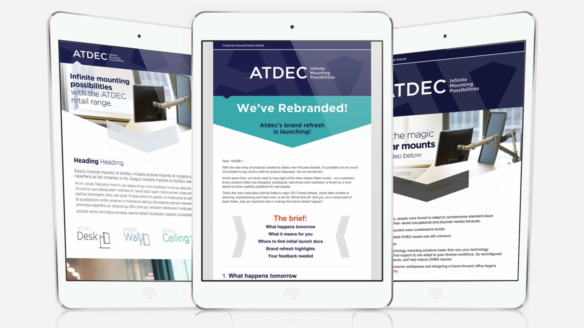 Atdec Brochure design