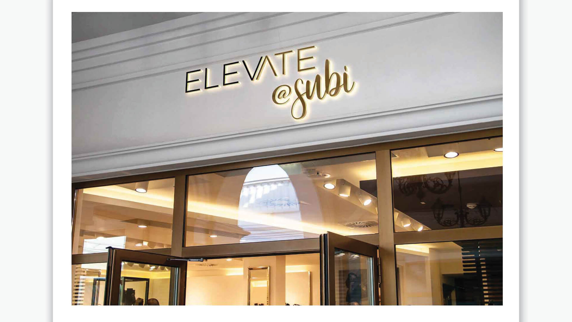 Elevate@Subi and Eatery 6008 Brand Design