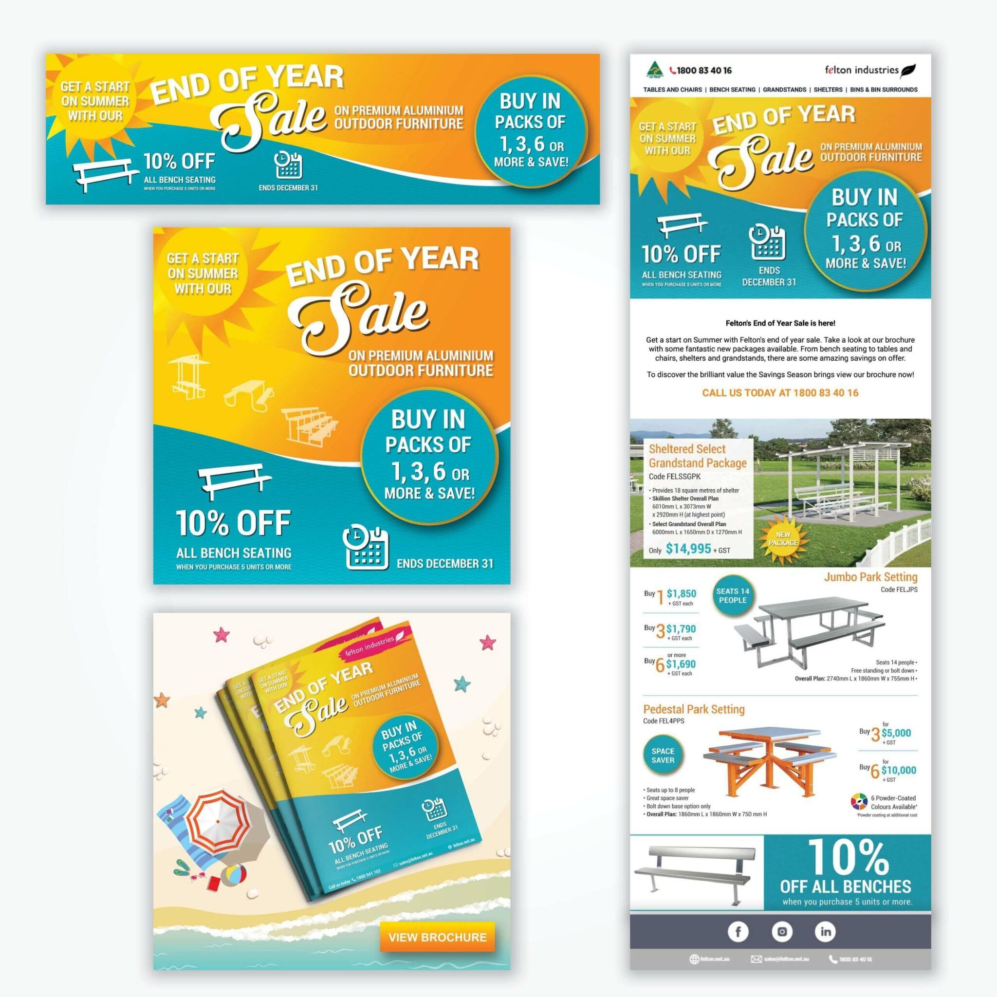 Felton Industries Marketing Campaigns by think creative agency