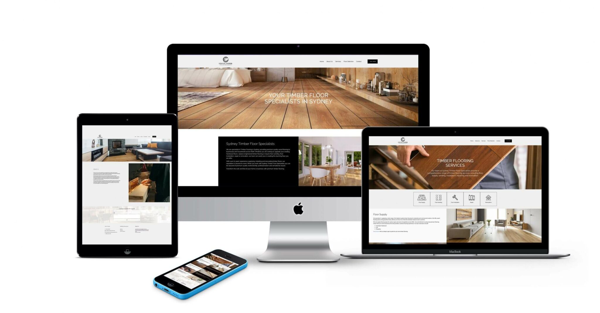 Sydney Timber Floor refresh Design by Think Creative Agency