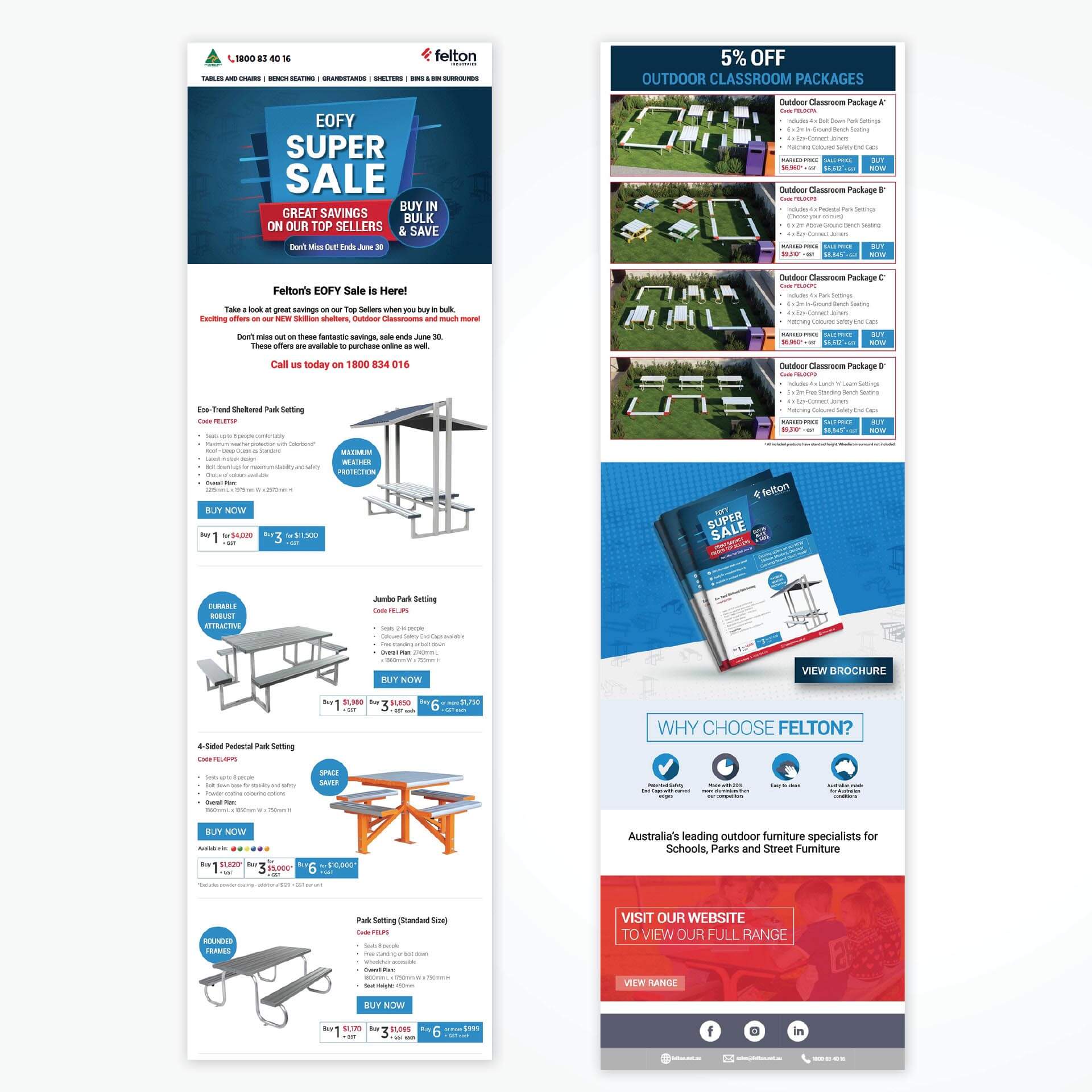 Felton Industries Marketing Campaigns by think creative agency
