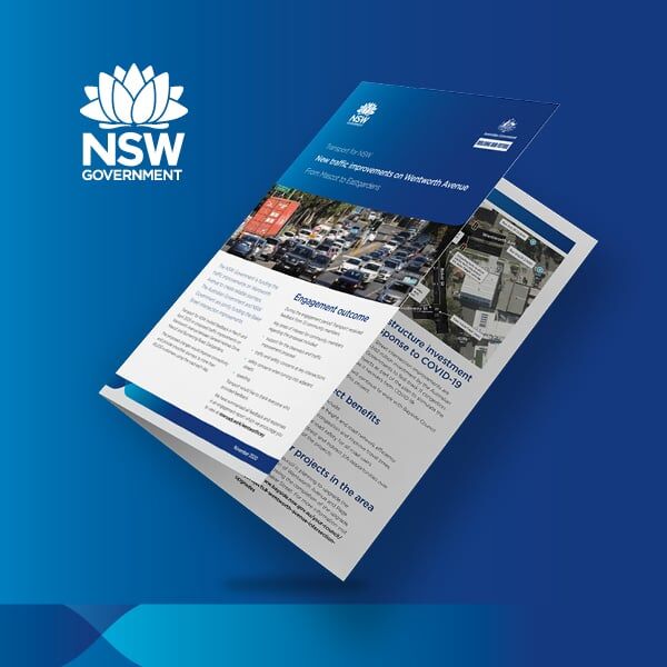 Transport NSW Marketing Collateral Development by Think Creative Agency
